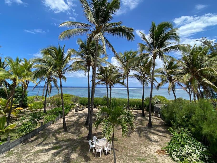 Villa Coco Des Sables Acces Direct Au Lagon La Saline Le Bains Luaran gambar