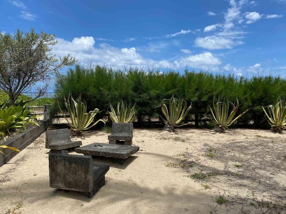 Villa Coco Des Sables Acces Direct Au Lagon La Saline Le Bains Luaran gambar