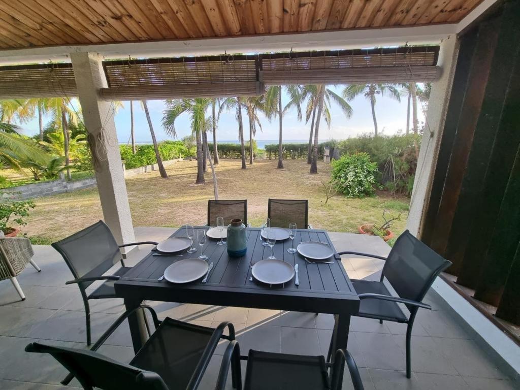 Villa Coco Des Sables Acces Direct Au Lagon La Saline Le Bains Luaran gambar