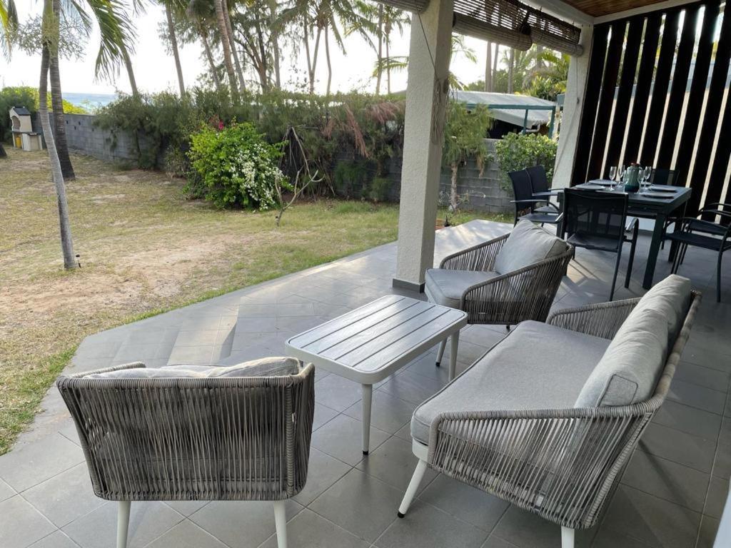 Villa Coco Des Sables Acces Direct Au Lagon La Saline Le Bains Luaran gambar