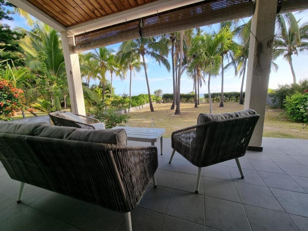 Villa Coco Des Sables Acces Direct Au Lagon La Saline Le Bains Luaran gambar