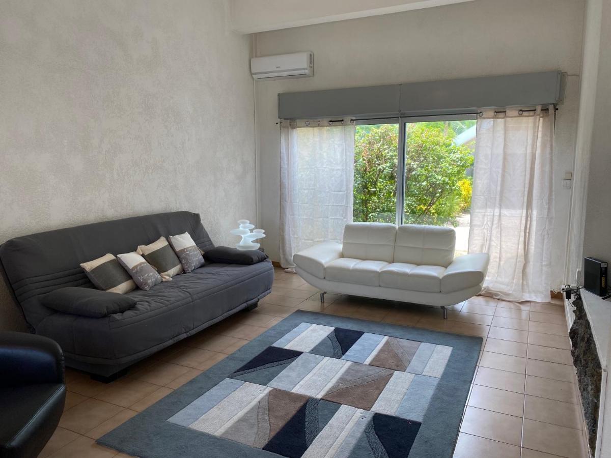 Villa Coco Des Sables Acces Direct Au Lagon La Saline Le Bains Luaran gambar