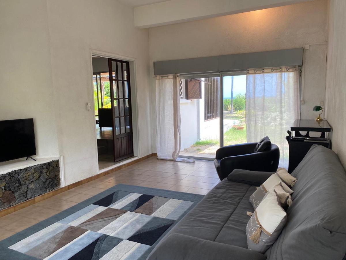 Villa Coco Des Sables Acces Direct Au Lagon La Saline Le Bains Luaran gambar