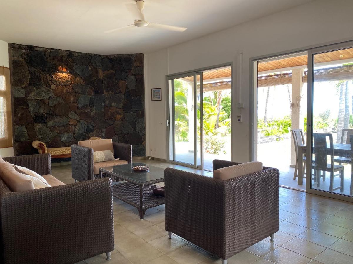 Villa Coco Des Sables Acces Direct Au Lagon La Saline Le Bains Luaran gambar