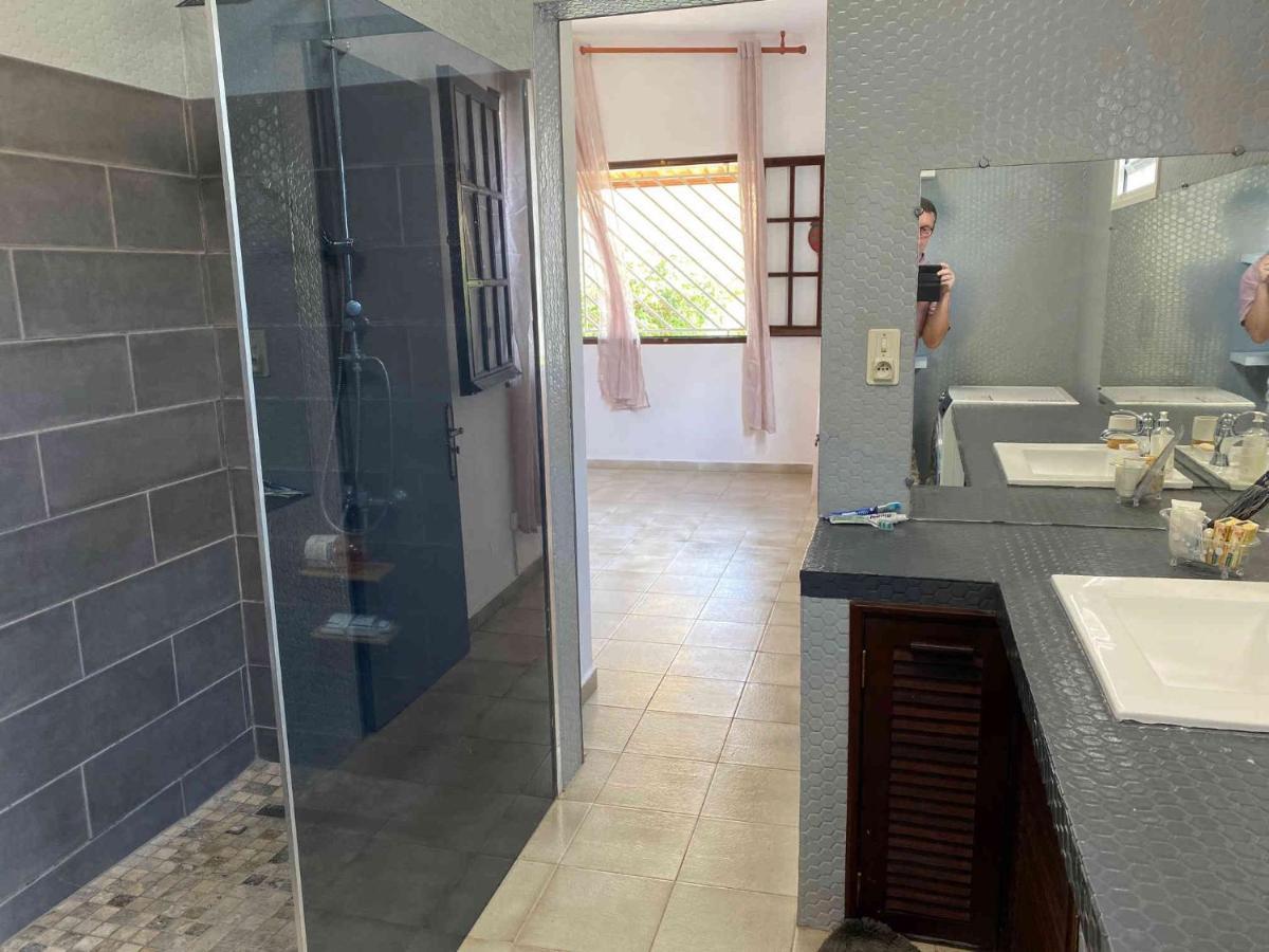 Villa Coco Des Sables Acces Direct Au Lagon La Saline Le Bains Luaran gambar