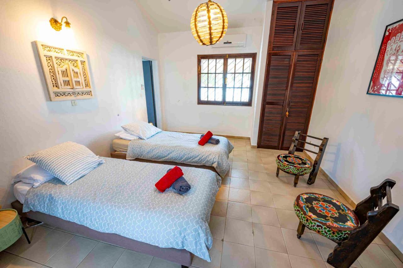 Villa Coco Des Sables Acces Direct Au Lagon La Saline Le Bains Luaran gambar